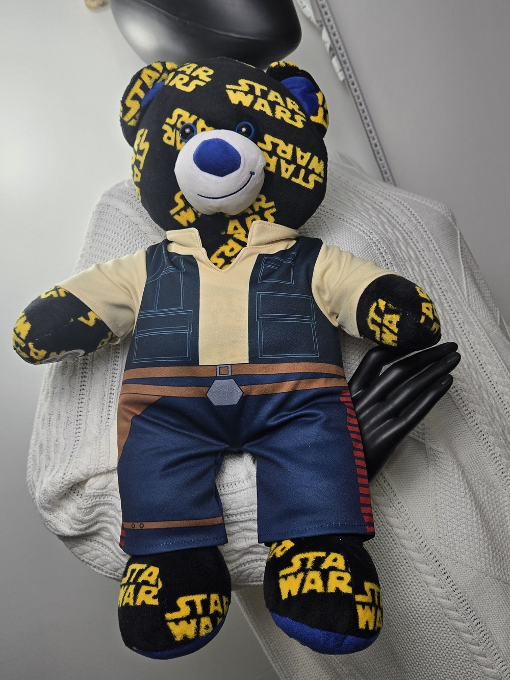 Star Wars Black & Yellow Plush Build A Bear Toy - Branded Kids Plush